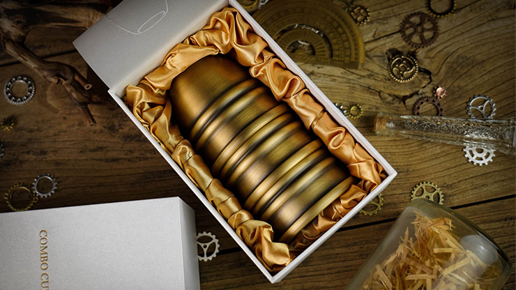 Artistic Combo Cups and Balls (Brass) - TCC - The Online Magic Store