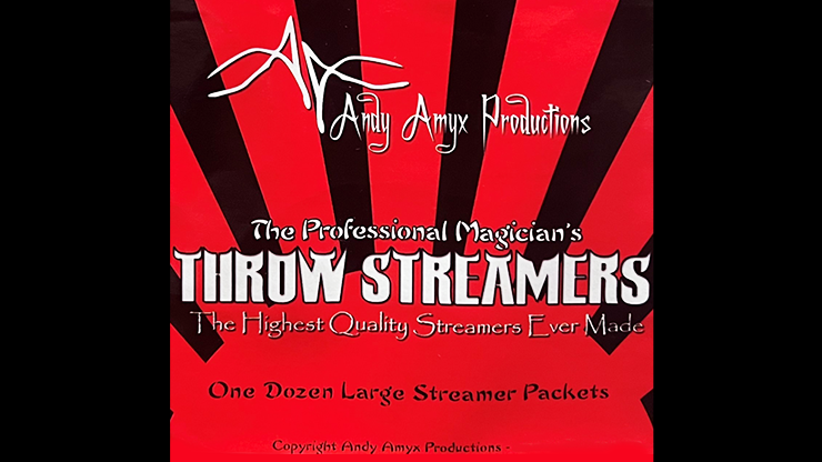 Throw Streamers RED ( 1dozen = 1 unit)