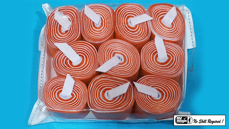 Mouth Coil 60ft/10ct (Orange/White)