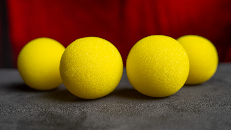 Magic Sponge Balls 4PK Yellow 2"