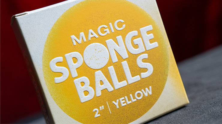 Magic Sponge Balls 4PK Yellow 2"