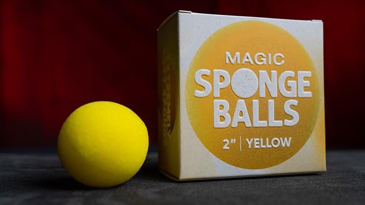 Magic Sponge Balls 4PK Yellow 2"