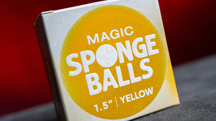 Magic Sponge Balls 4PK Yellow 1.5"