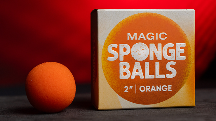 Magic Sponge Balls 4PK Orange 2"