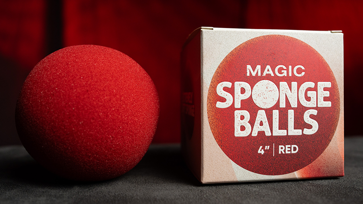 Magic Sponge Balls 1PK red 4"