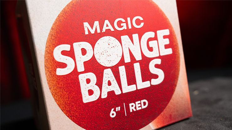 Magic Sponge Balls 1PK Red 6"