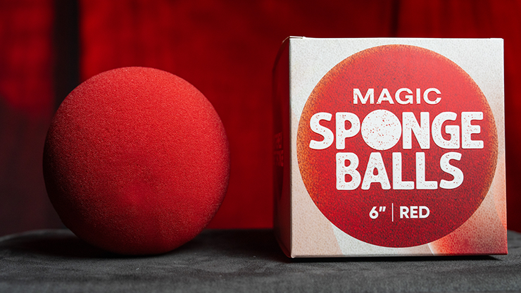 Magic Sponge Balls 1PK Red 6"