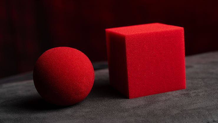 Magic Sponge Ball to Square JUMBO RED