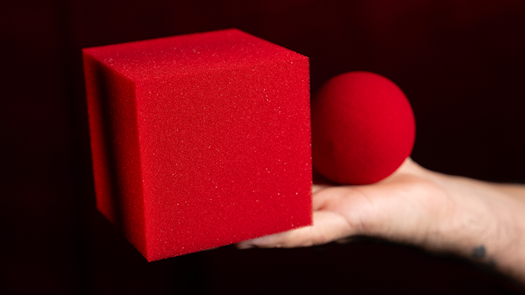 Magic Sponge Ball to Square JUMBO RED