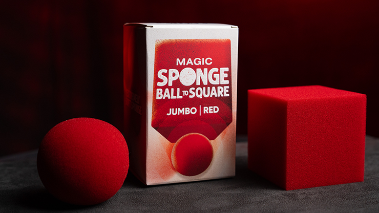 Magic Sponge Ball to Square JUMBO RED