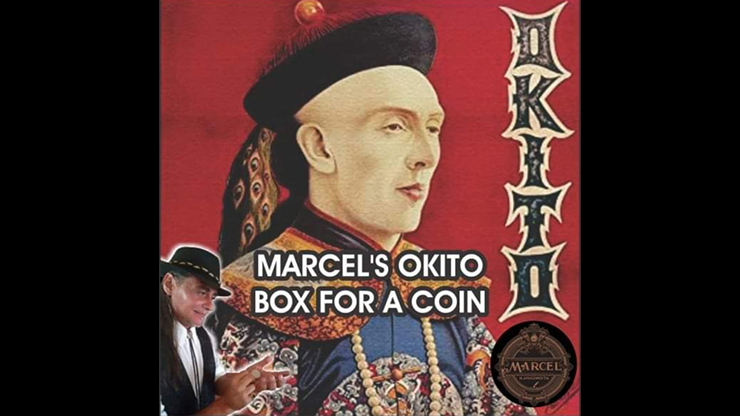 Marcel's Okito Box DOLLAR SIZE (Gimmicks and Online Instructions)