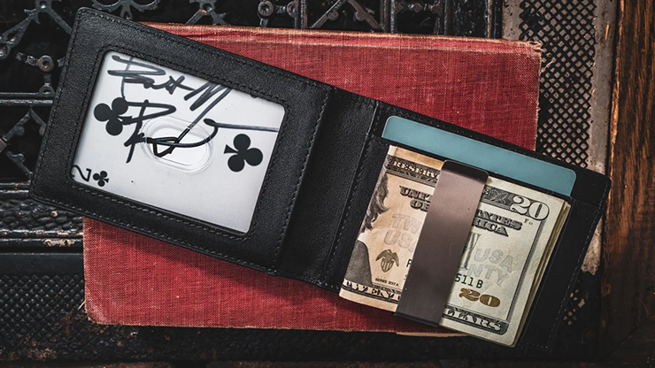 FPS Wallet True Black Leather (Gimmicks and Online Instructions)