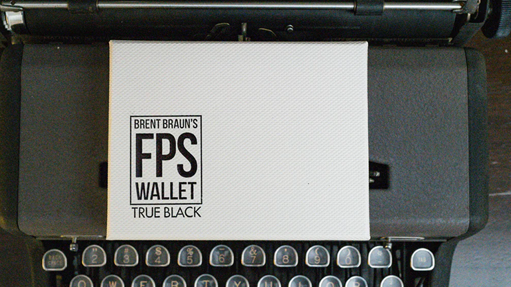 FPS Wallet True Black Leather (Gimmicks and Online Instructions)