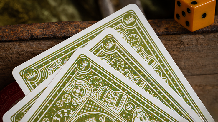 Chancers V3 Green (Marked) Playing Cards