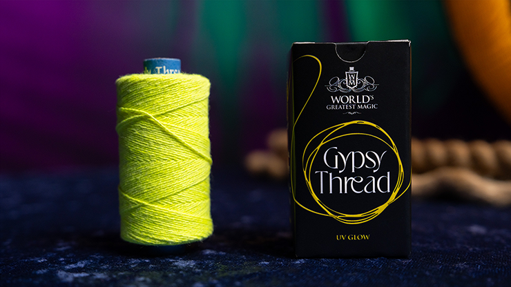 WGM UV Glow Gypsy Thread Yellow Refill Spool