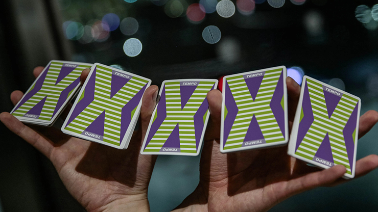 Tempo-Lab Purple Playing Cards