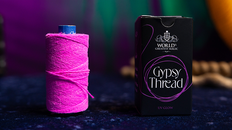 WGM UV Glow Gypsy Thread Pink Refill Spool