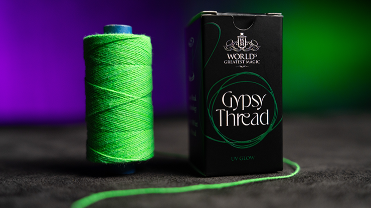 WGM UV Glow Gypsy Thread Green Refill Spool