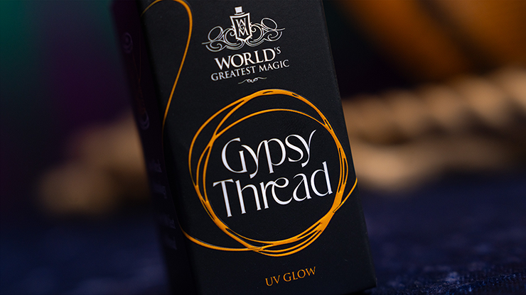 WGM UV Glow Gypsy Thread Orange Refill Spool