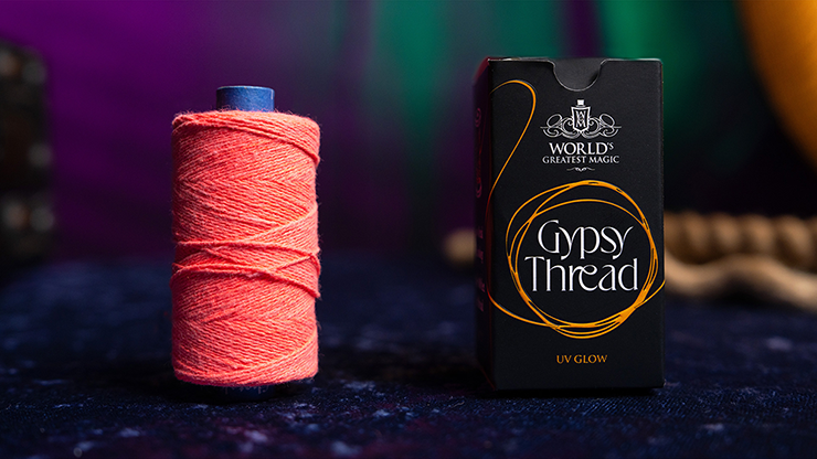 WGM UV Glow Gypsy Thread Orange Refill Spool