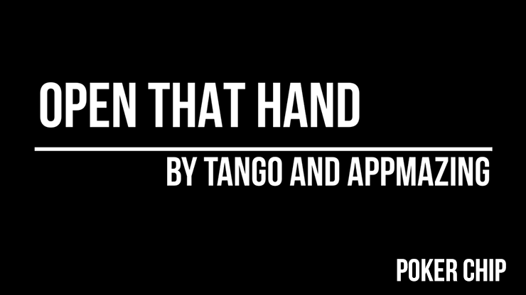 Open That Hand (Poker Chip) (PK006)