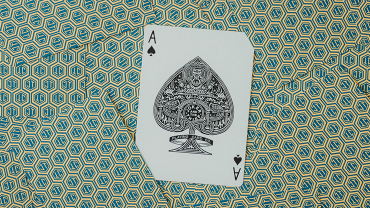 No Borders Honeycomb Playing Cards
