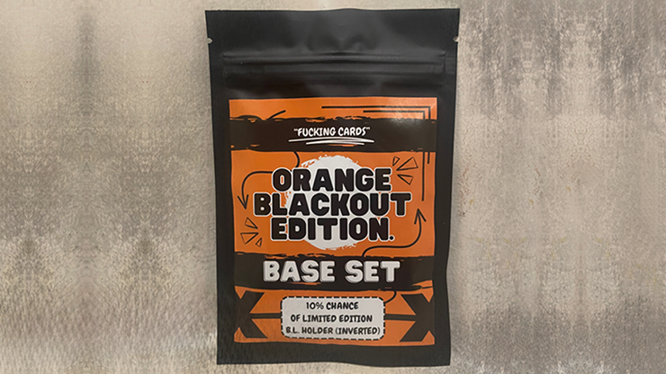 F***ing Cards (Orange Blackout Edition)