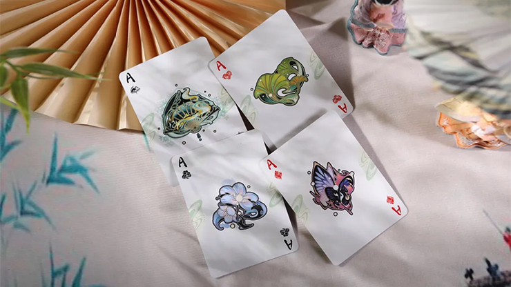 Flower Moon V2 (Moonlight) Playing Cards
