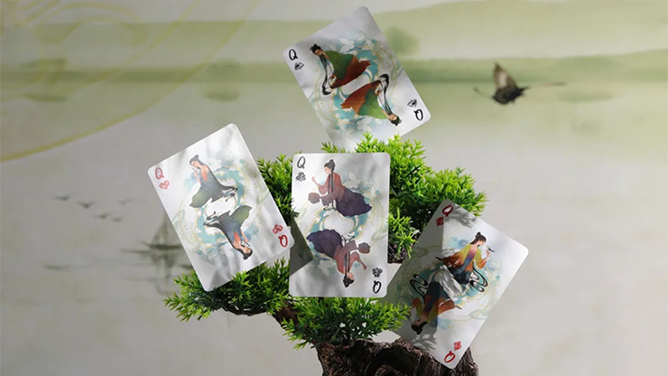 Flower Moon V2 (Moonlight) Playing Cards