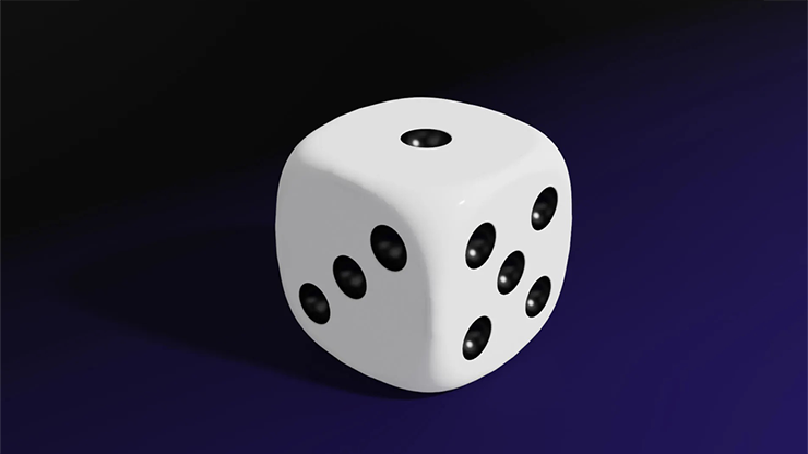 Magnetic Die (White)