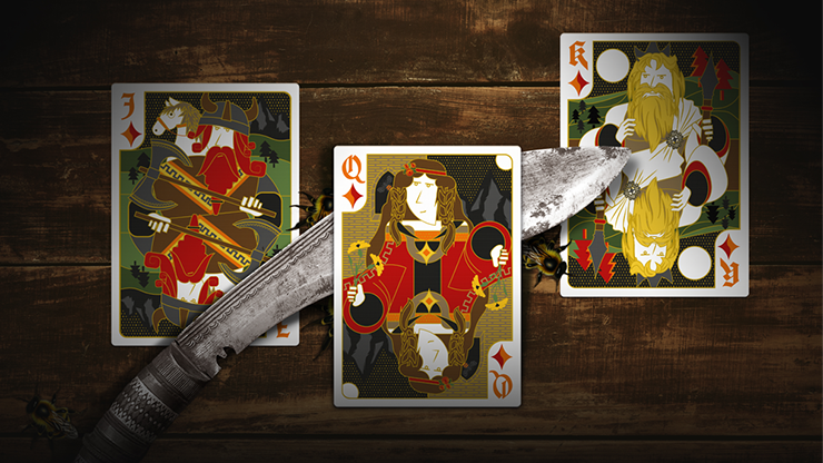 Secret Tale Ragnar Mini White Bee Playing Cards