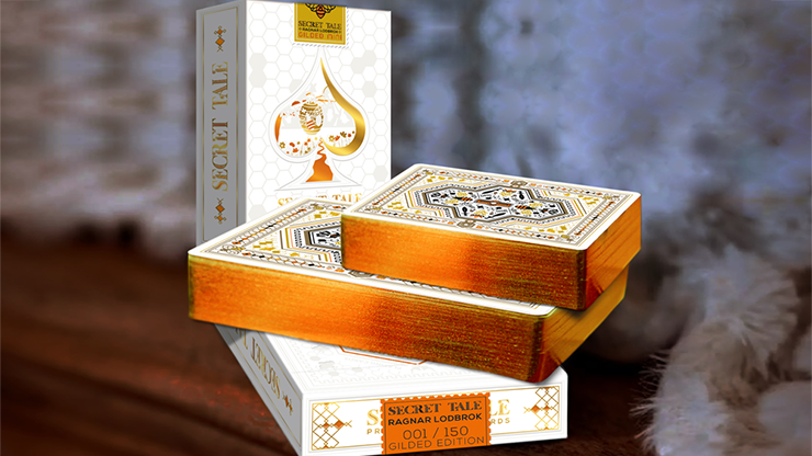 Secret Tale Ragnar Mini White Bee Playing Cards
