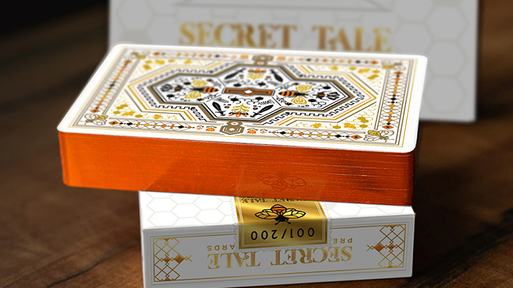 Secret Tale Ragnar Mini White Bee Playing Cards