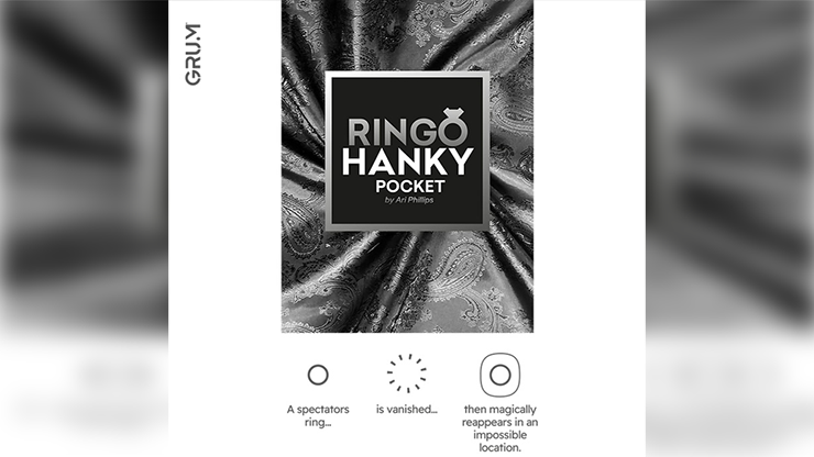 Ringo Hanky Pocket (Black for Babu)