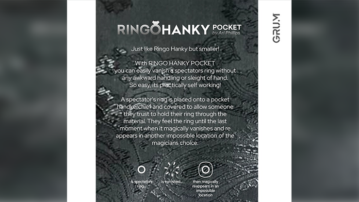 Ringo Hanky Pocket (Black for Babu)