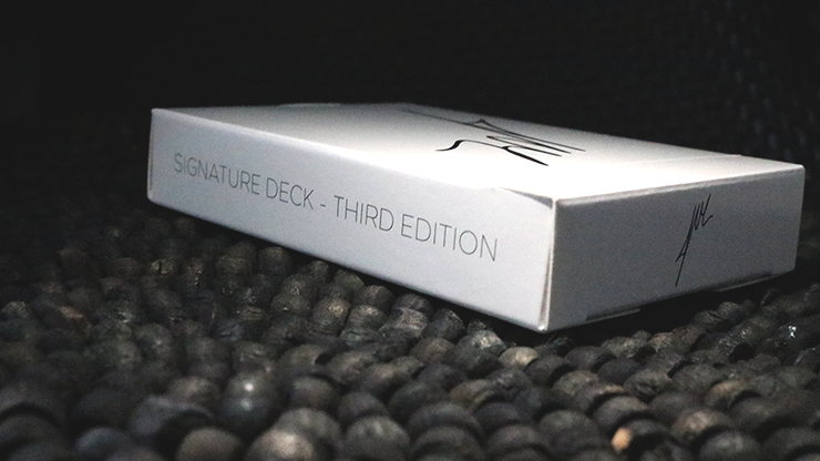 Signature Playing Cards- Third Edition (White)