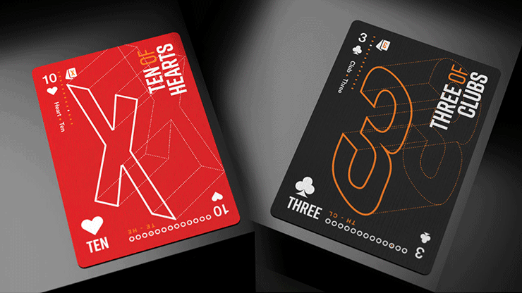 Grid Series Six- Typographic Playing Cards