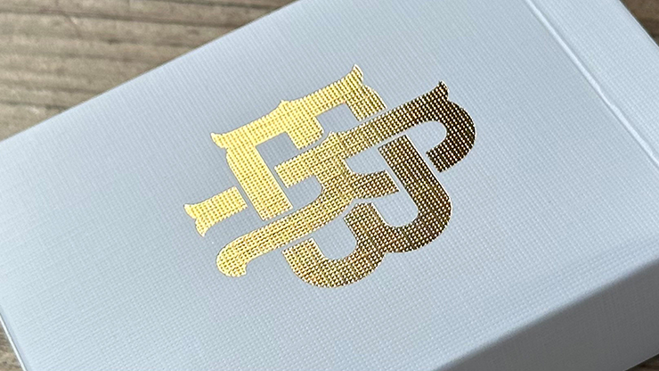 Gold Foil Monogram Playing Cards