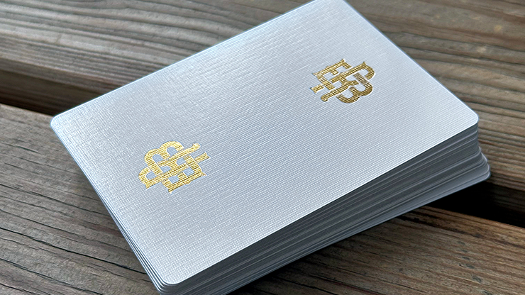 Gold Foil Monogram Playing Cards