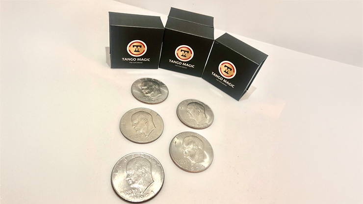 Expanded Shell Eisenhower Dollar (plus 4 Regular Coins)