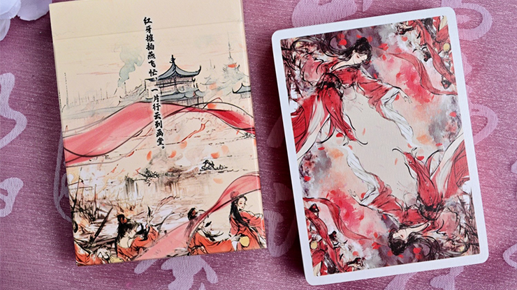 Four Beauties Playing Cards