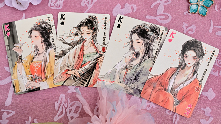 Four Beauties Playing Cards