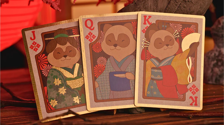Tanuki Yukaku Playing Cards