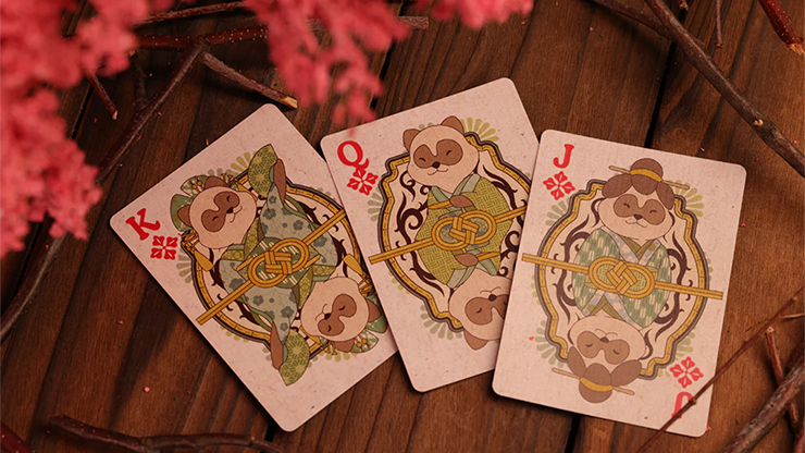 Tanuki Yukaku Playing Cards