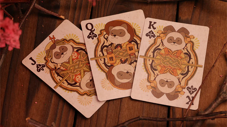 Tanuki Yukaku Playing Cards