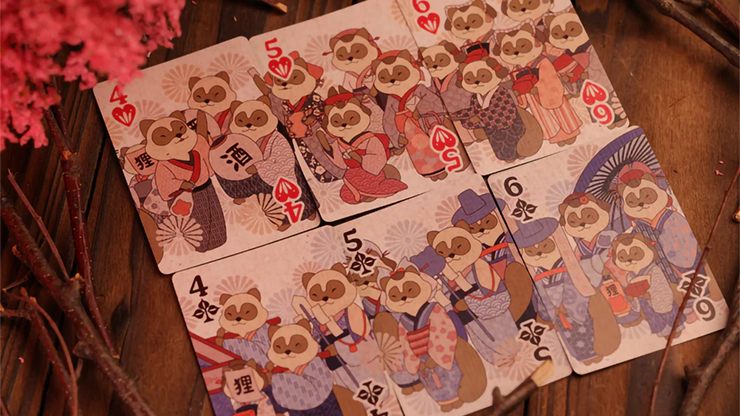 Tanuki Yukaku Playing Cards