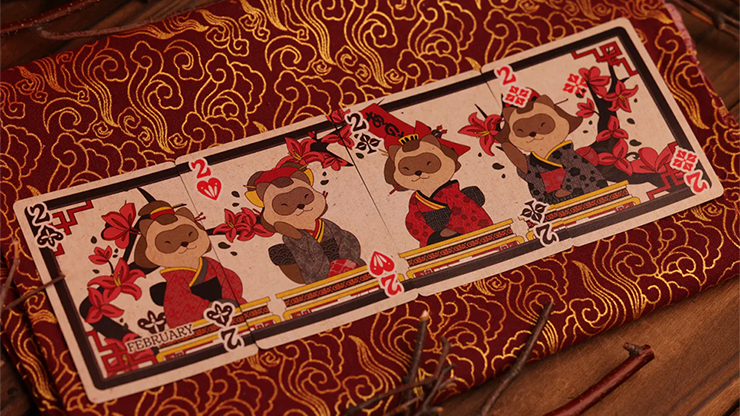 Tanuki Yukaku Playing Cards