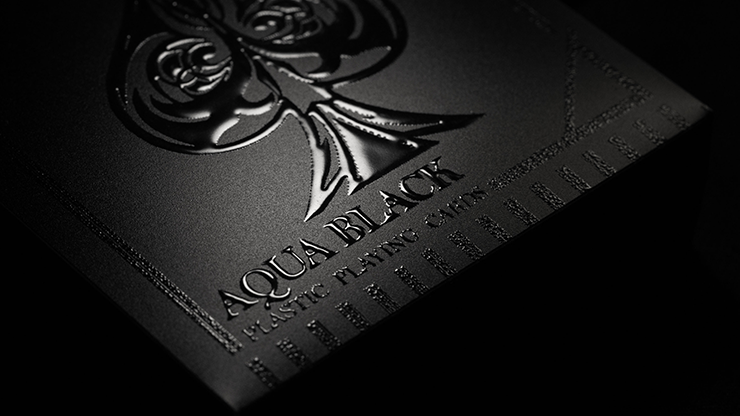 Aqua Black Invisible Playing Cards
