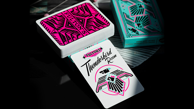 Fulton's Thunderbird Room Turquoise Edition Playing Cards