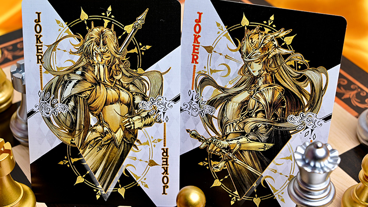 Chess White Playing Cards